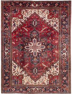 Tappeto Gorawan Stilizzato Rosso Blu Scuro 223x297 Cm