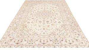Tappeto Kashan Floreale Avorio Beige 200x307 Cm