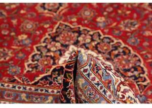 Tappeto Ardakan Medaglione Floreale Rosso Blu Scuro 200x304 Cm