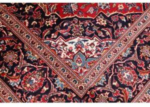 Tappeto Ardakan Medaglione Floreale Rosso Blu Scuro 190x318 Cm