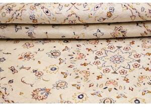 Tappeto Kashan Floreale Avorio Beige 200x307 Cm