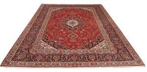 Tappeto Ardakan Medaglione Floreale Rosso Blu Scuro 200x304 Cm
