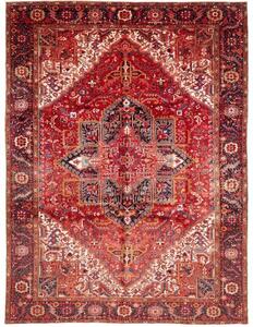 Tappeto Gorawan Stilizzato Rosso Blu Scuro 300x400 Cm