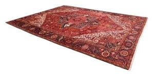 Tappeto Gorawan Stilizzato Rosso Blu Scuro 300x400 Cm
