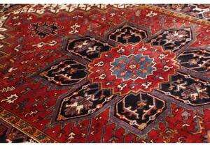 Tappeto Gorawan Stilizzato Rosso Blu Scuro 206x290 Cm