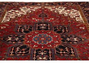 Tappeto Gorawan Stilizzato Rosso Blu Scuro 206x290 Cm