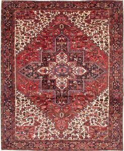 Tappeto Gorawan Stilizzato Rosso Avorio 280x342 Cm