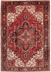 Tappeto Gorawan Stilizzato Rosso Scuro Avorio 210x300 Cm