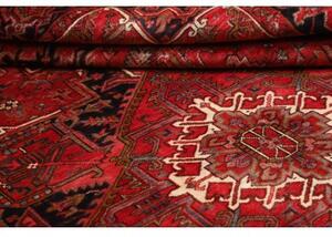 Tappeto Gorawan Stilizzato Rosso Blu Scuro 245x330 Cm