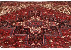 Tappeto Gorawan Stilizzato Rosso Avorio 280x342 Cm
