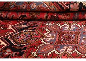 Tappeto Gorawan Stilizzato Rosso Scuro Avorio 210x300 Cm