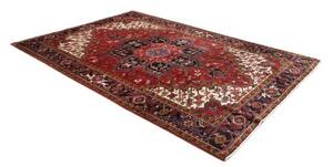 Tappeto Gorawan Stilizzato Rosso Blu Scuro 206x290 Cm