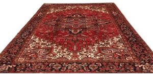 Tappeto Gorawan Stilizzato Rosso Mattone Avorio 238x320 Cm