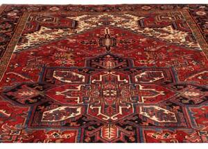 Tappeto Gorawan Stilizzato Rosso Mattone Blu Scuro 235x327 Cm