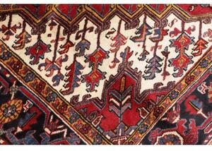 Tappeto Gorawan Stilizzato Rosso Blu Scuro 206x290 Cm