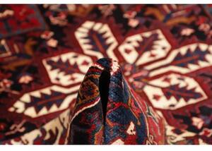 Tappeto Gorawan Stilizzato Rosso Blu Scuro 223x297 Cm