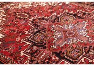 Tappeto Gorawan Stilizzato Rosso Scuro Avorio 210x300 Cm