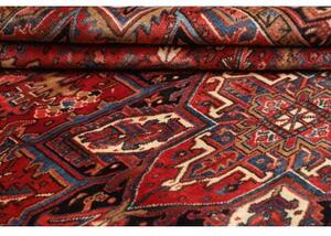 Tappeto Gorawan Stilizzato Rosso Mattone Blu Scuro 235x327 Cm