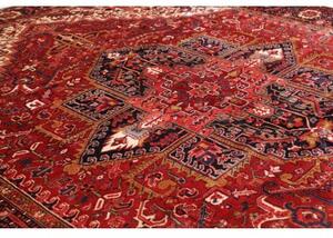 Tappeto Gorawan Stilizzato Rosso Blu Scuro 300x400 Cm