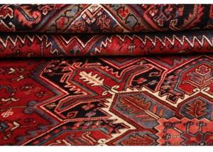 Tappeto Gorawan Stilizzato Rosso Nero 252x358 Cm
