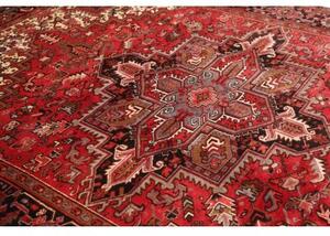 Tappeto Gorawan Stilizzato Rosso Mattone Avorio 238x320 Cm