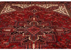 Tappeto Gorawan Stilizzato Rosso Nero 252x358 Cm