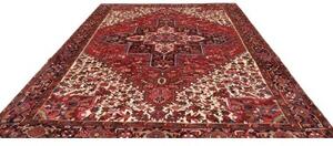Tappeto Gorawan Stilizzato Rosso Avorio 280x342 Cm