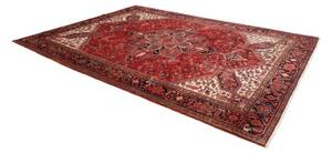 Tappeto Gorawan Stilizzato Rosso Nero 252x358 Cm