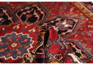 Tappeto Gorawan Stilizzato Rosso Blu Scuro 206x290 Cm