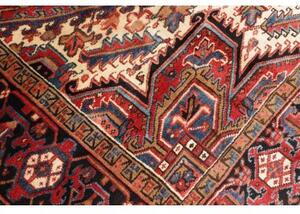 Tappeto Gorawan Stilizzato Rosso Mattone Blu Scuro 235x327 Cm