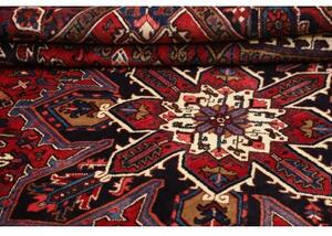 Tappeto Gorawan Stilizzato Rosso Scuro Avorio 212x300 Cm