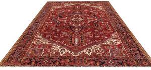 Tappeto Gorawan Stilizzato Rosso Nero 250x328 Cm