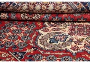 Tappeto Nadjafabad Stilizzato Rosso Blu Scuro 288x410 Cm
