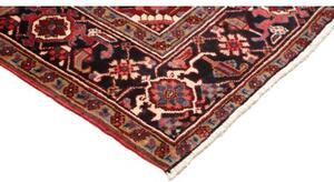 Tappeto Gorawan Stilizzato Rosso Avorio 208x303 Cm