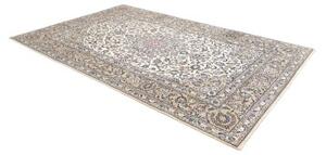 Tappeto Kashan Medaglione Floreale Beige Blu 200x310 Cm