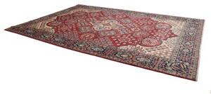 Tappeto Nadjafabad Stilizzato Rosso Blu Scuro 288x410 Cm