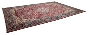 Tappeto Nadjafabad Stilizzato Rosso Blu Scuro 288x410 Cm