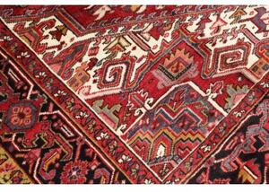Tappeto Gorawan Stilizzato Rosso Nero 250x328 Cm