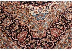 Tappeto Ardakan Medaglione Floreale Rosso Blu Scuro 290x400 Cm