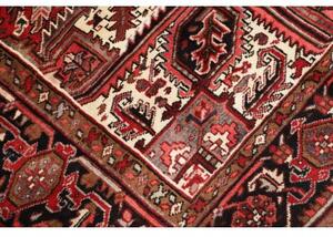 Tappeto Gorawan Stilizzato Rosso Nero 255x340 Cm