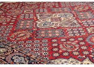 Tappeto Nadjafabad Stilizzato Rosso Blu Scuro 288x410 Cm