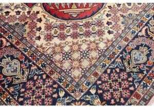 Tappeto Nadjafabad Stilizzato Rosso Blu Scuro 288x410 Cm