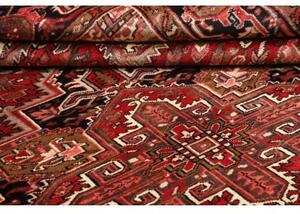 Tappeto Gorawan Stilizzato Rosso Nero 255x340 Cm