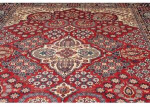 Tappeto Nadjafabad Stilizzato Rosso Blu Scuro 288x410 Cm