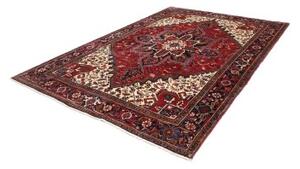 Tappeto Gorawan Stilizzato Rosso Scuro Avorio 212x300 Cm