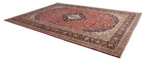 Tappeto Ardakan Medaglione Floreale Rosso Blu Scuro 290x400 Cm