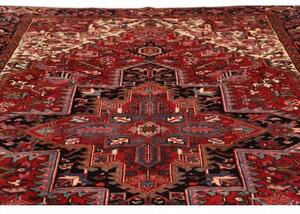 Tappeto Gorawan Stilizzato Rosso Scuro Avorio 247x348 Cm