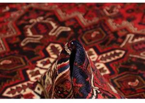 Tappeto Gorawan Stilizzato Rosso Scuro Nero 204x293 Cm