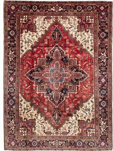 Tappeto Gorawan Stilizzato Rosso Avorio 207x280 Cm