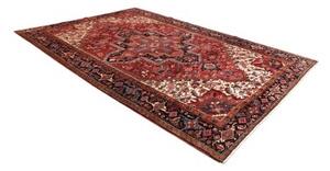 Tappeto Gorawan Stilizzato Rosso Scuro Avorio 247x348 Cm